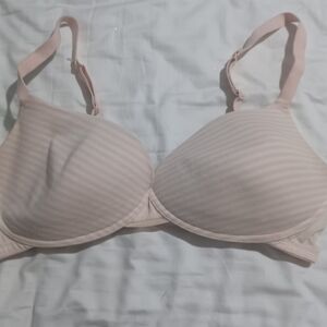 Auden Soft Pink Striped Bra